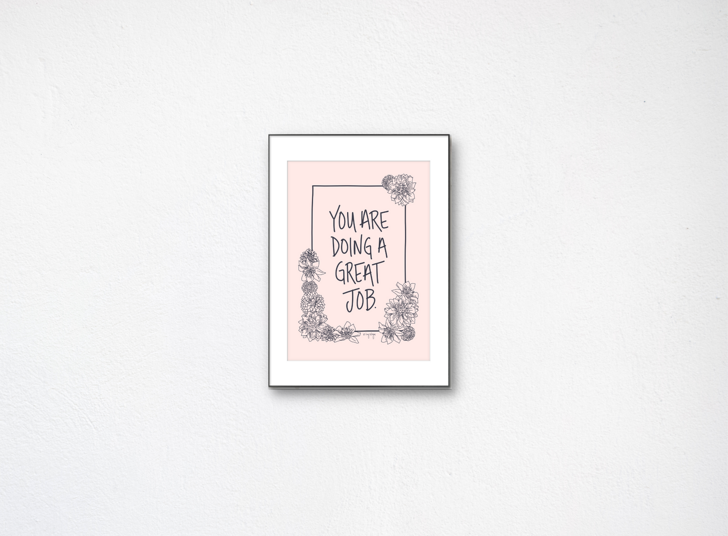 Great Job - Blush (Art Print)