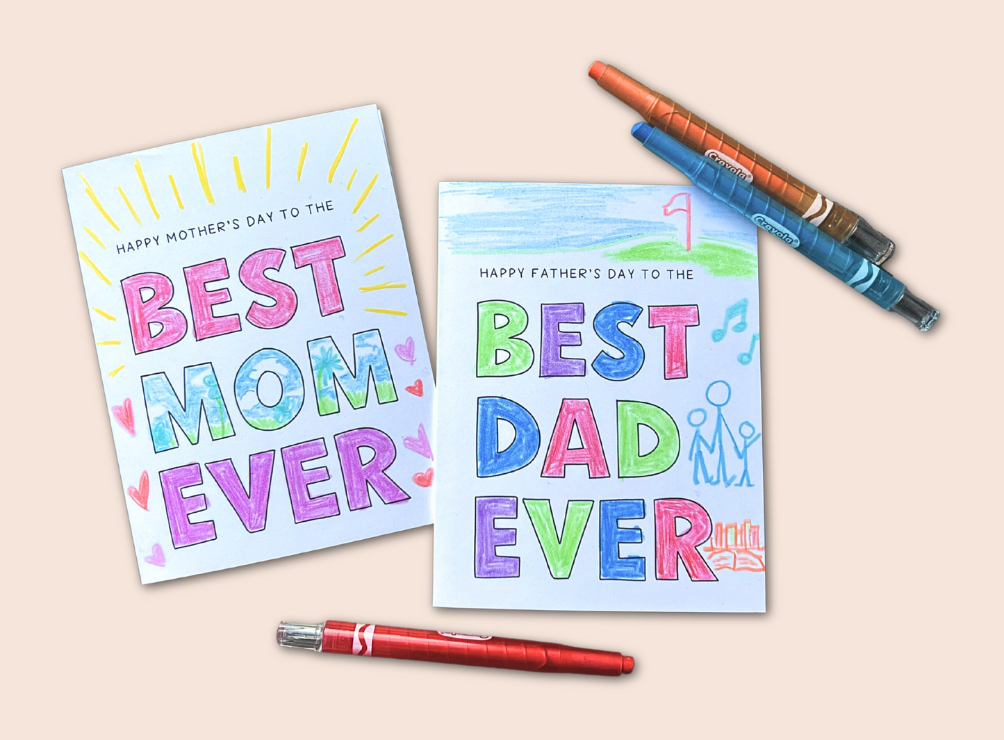 Mother's Day – Color-In Best Mom Ever