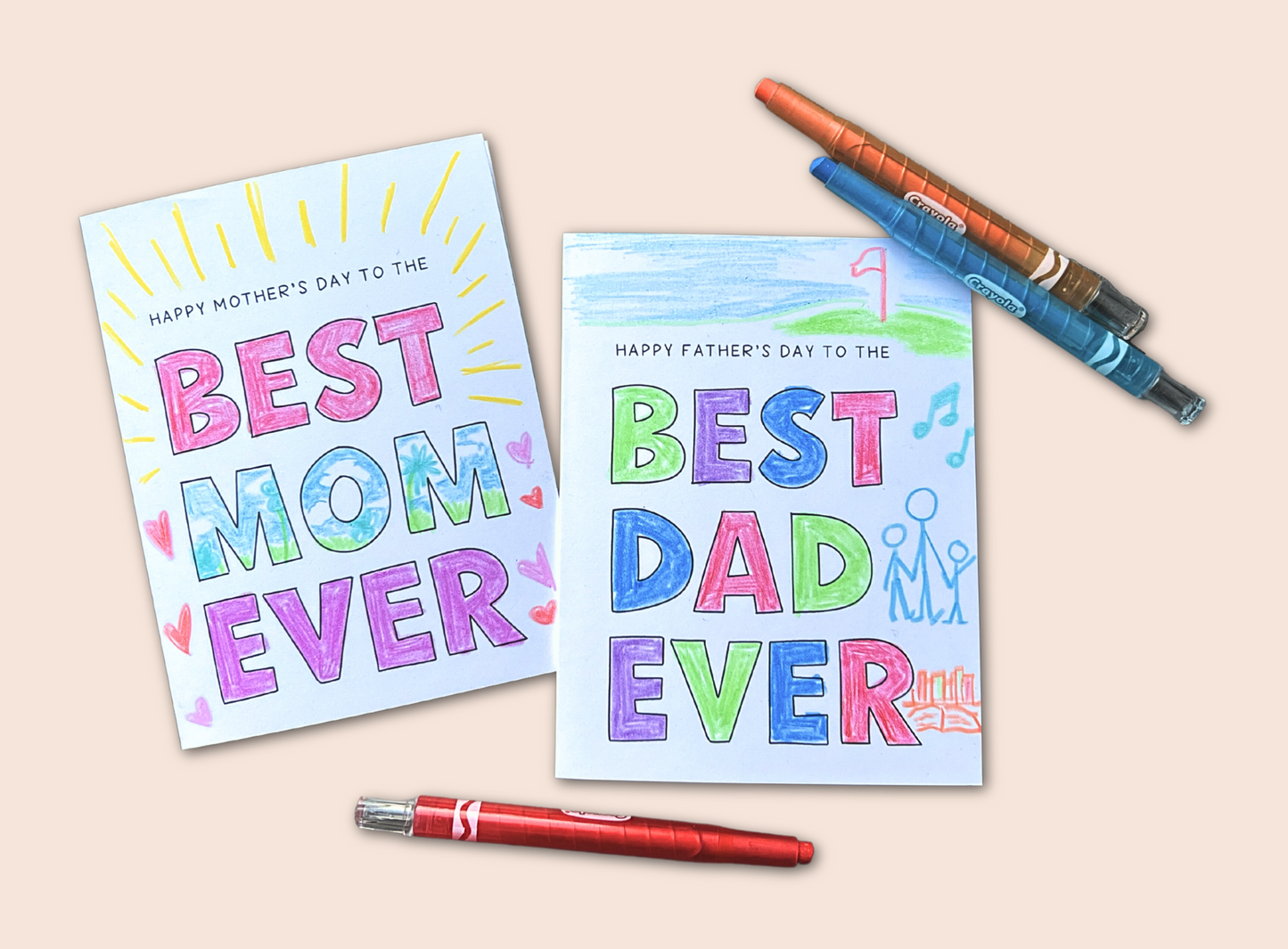 Father’s Day – Color-In Best Dad Ever