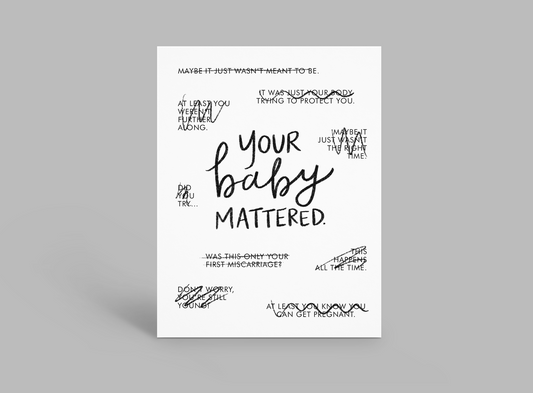 Your Baby Mattered
