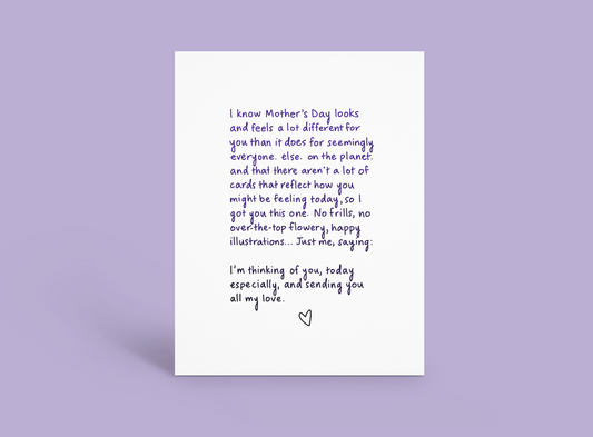 Mother's Day - Different Mother's Day