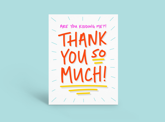 Enthusiastic Thanks