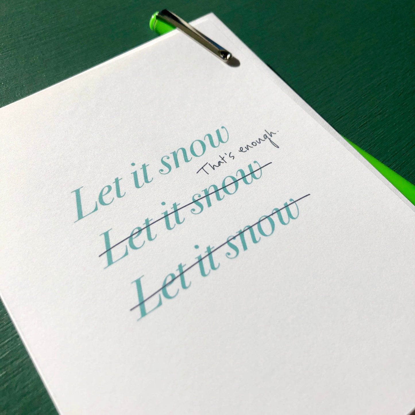 Let It Snow - Enough - Boxed Set