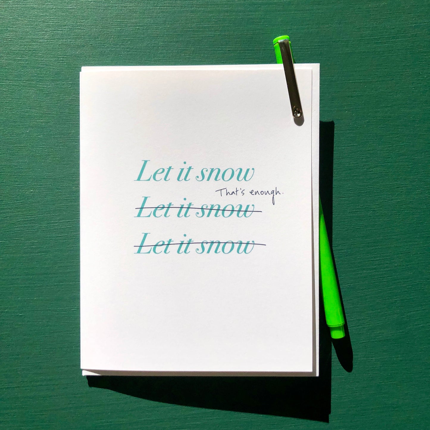 Let It Snow - Enough - Boxed Set