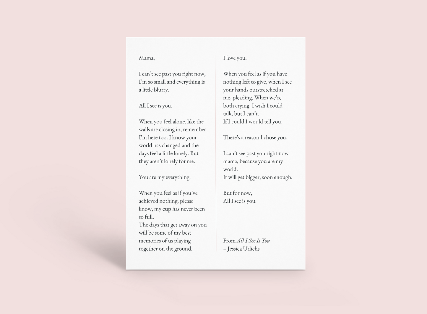 Welcome To Motherhood Pack - Jessica Urlichs + Hey Weegs