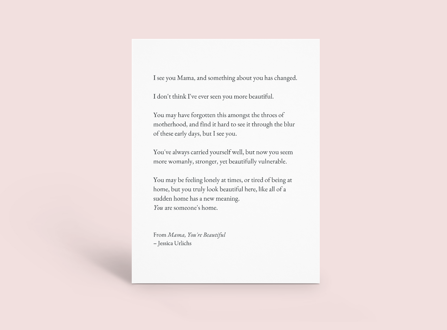 Welcome To Motherhood Pack - Jessica Urlichs + Hey Weegs