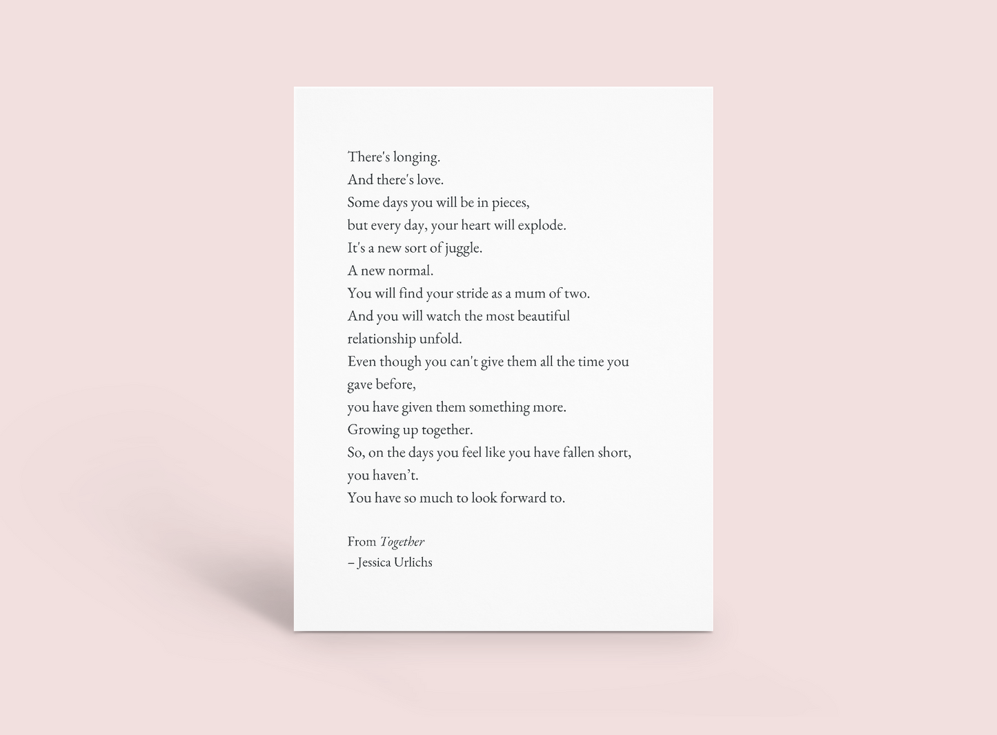 Together - Jessica Urlichs + Hey Weegs