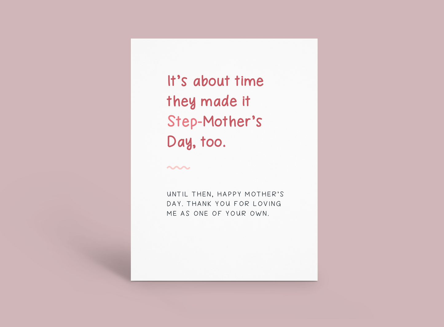 Mother's Day - Step-Mother’s Day