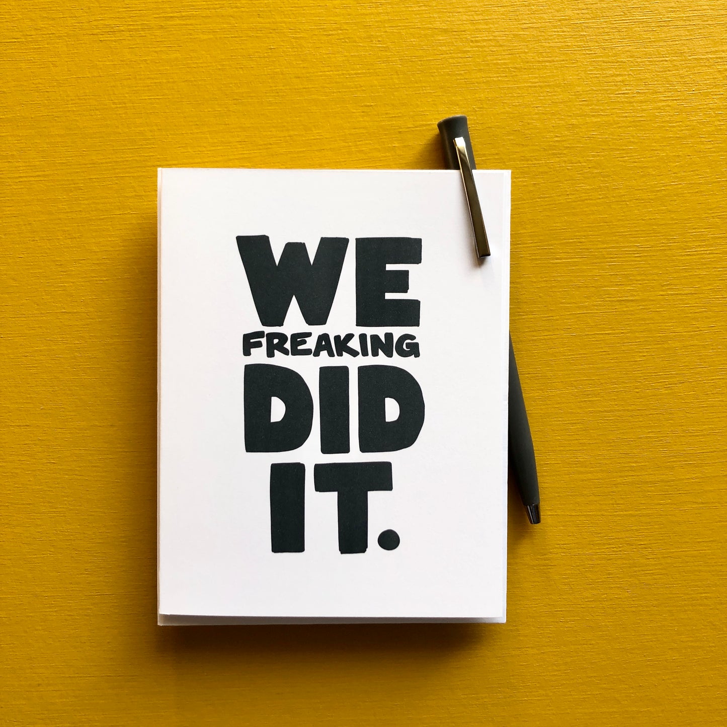 We Freaking Did It