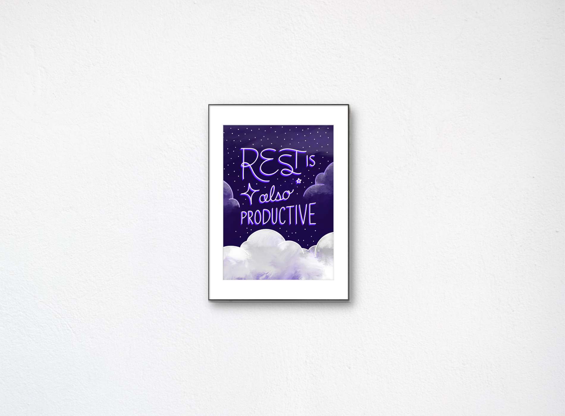 Rest is Also Productive - Color (Art Print) – Hey Weegs