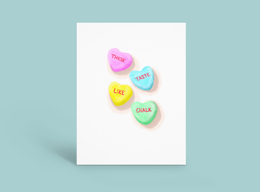 Valentine's Day – Chalk Hearts