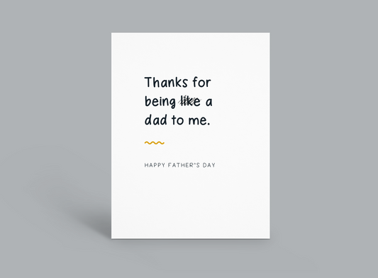 Father's Day - Thanks For Being A Dad