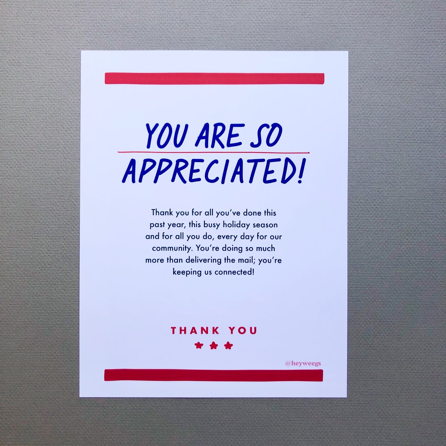 USPS Appreciation - Free Printable Kit